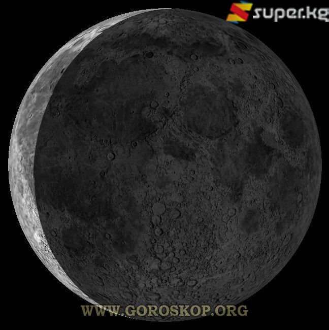 6-январга карата кемип жаткан Айдын 4-фазадагы көрүнүшү.
