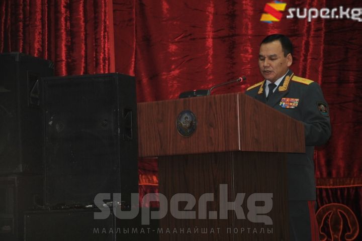 КРнын Ички иштер министри Кашкарбек Жунушалиев