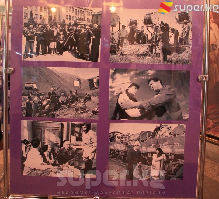 Кыргыз киносунун тарыхын чагылдырган сүрөттөр