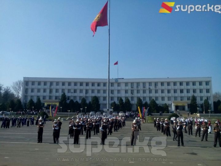 Ош шаары. Иш-чарага шаардын мэри Айтмамат Кадырбаев да катышты.