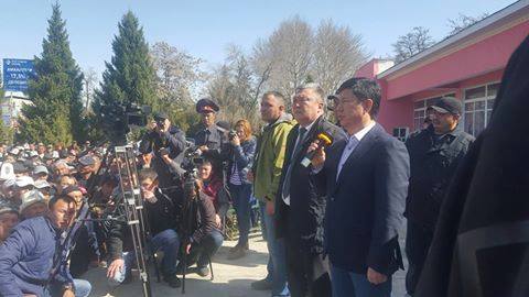 Темир Сариев Аксы районунда