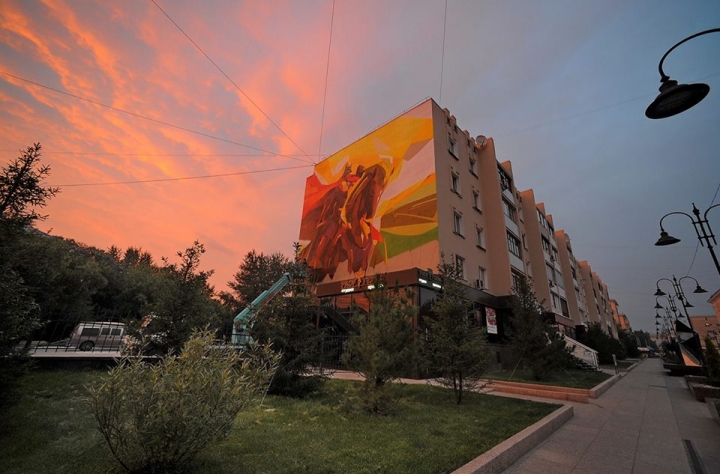 Манас баатырдын сүрөтү