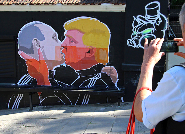 Орусиянын президенти Владимир Путин жана АКШнын президенттигине талапкер Дональд Трамп
