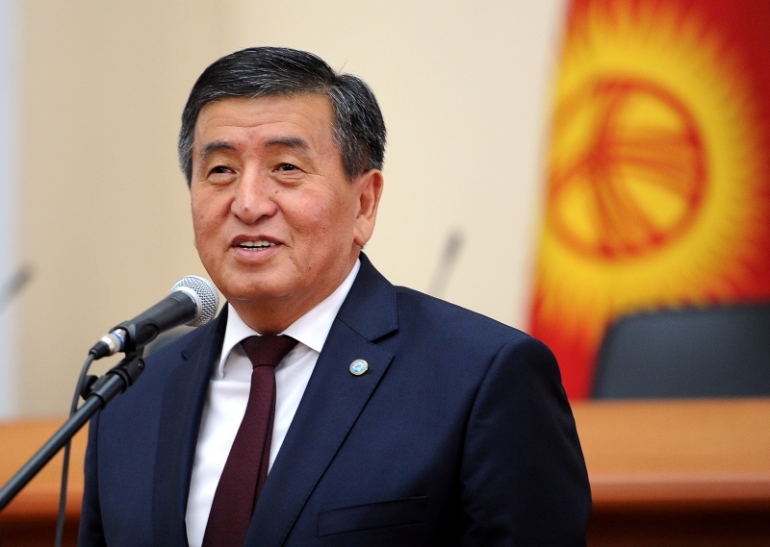 Жаңы шайланган президент Сооронбай Жээнбеков