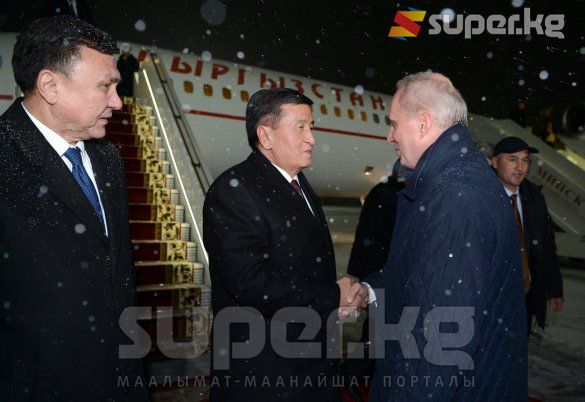 Сооронбай Жээнбеков Орусияга жасаган иш сапары аяктагандан кийин Беларуска барган.