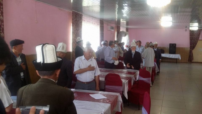 Талас облусунда өтүп жаткан Элдик курултай