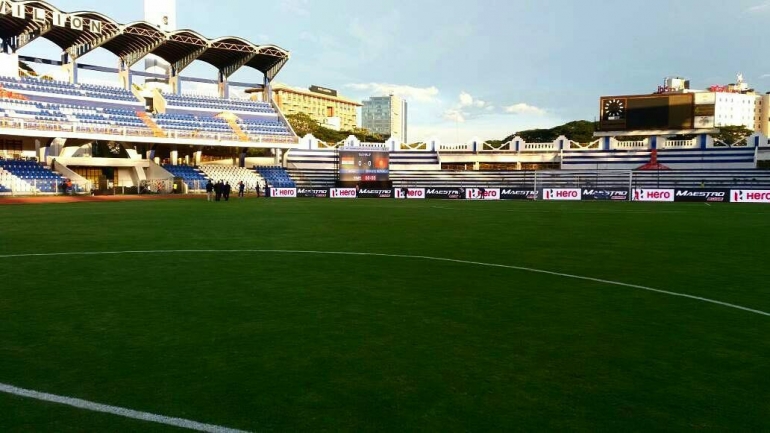 Кыргыз-Индия беттеши өтө турган Бенгалор шаарындагы стадион.