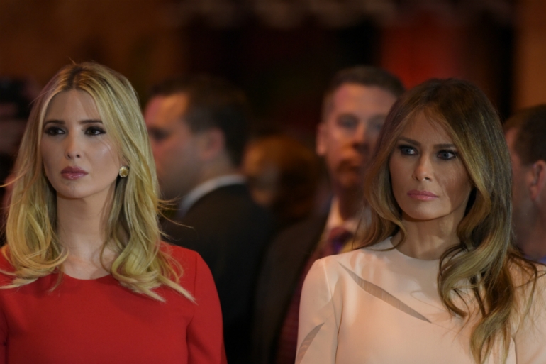 Иванка жана Мелания Трамптар