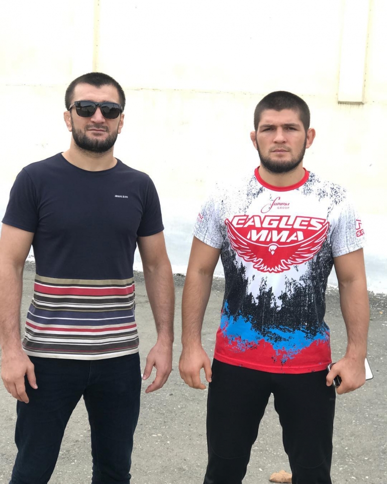 Абубакар Нурмагомедов жана Хабиб Нурмагомедов