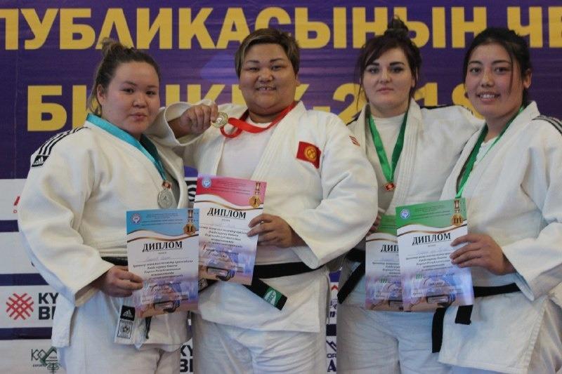 78 килограммдан жогорку салмак ченинде:

1-орун: Нагира Сарбашова;

2-орун: Диана Миналиева;

3-орун: Кристина Нежникова;

3-орун: Нуржан Рахматилла кызы;