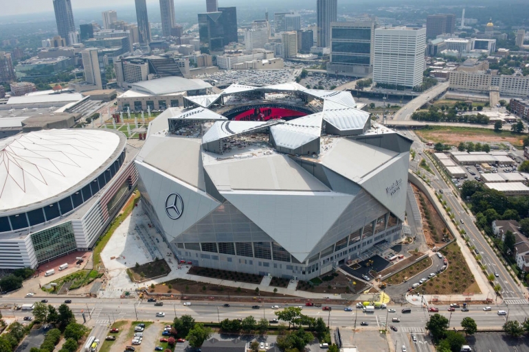 Атланта шаарындагы &quot;Mercedes Benz Stadium&quot; стадиону