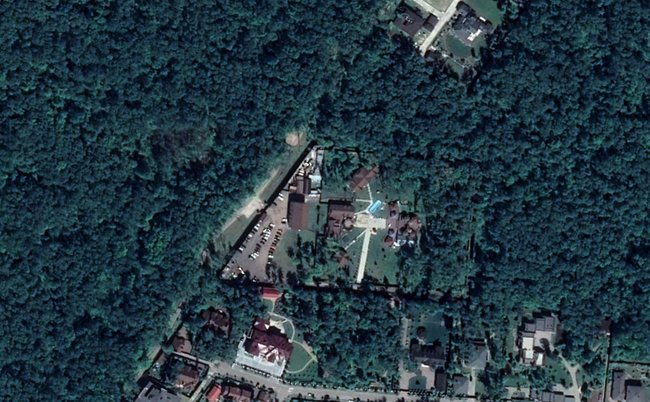 Тартуу иштери жүрүп жаткан аймактын асмандан көрүнүшү.