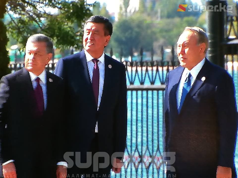 Жээнбеков, Мирзийоев, Назарбаев.