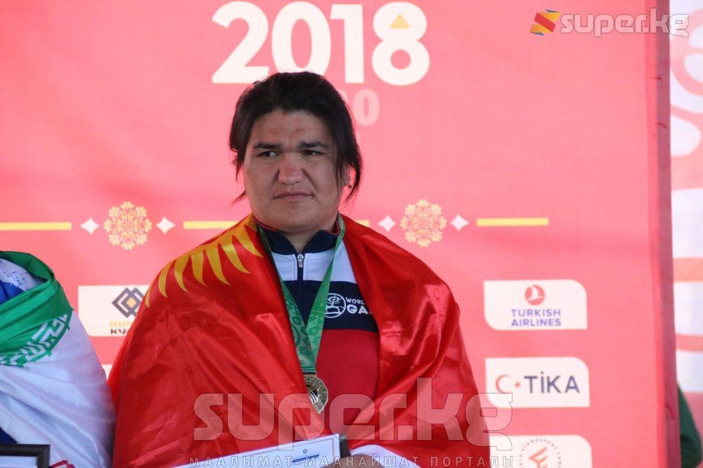 Дильдора Рахмонова Дүйнөлүк көчмөндөр оюндарында