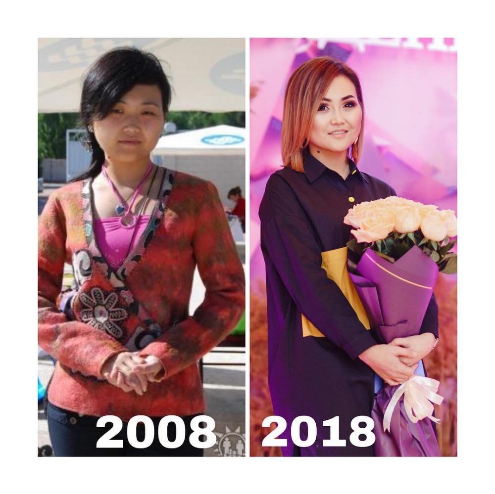 #10yearchallenge деген хэштеги менен жүктөгөн сүрөт