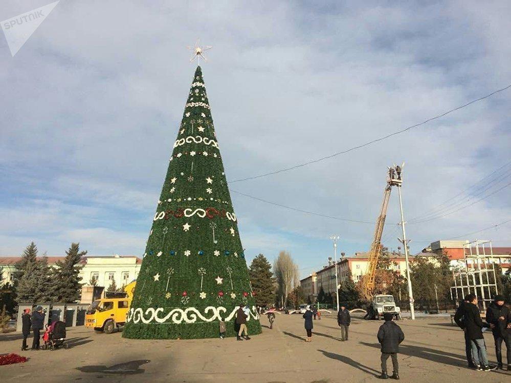 Каракол шаарынын 2018-жылдагы Жаңы жылдык балатысы