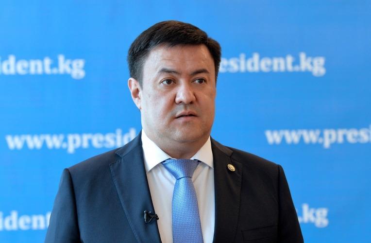 Президенттик аппараттын тышкы саясат бөлүмүнүн башчысы Данияр Сыдыков.