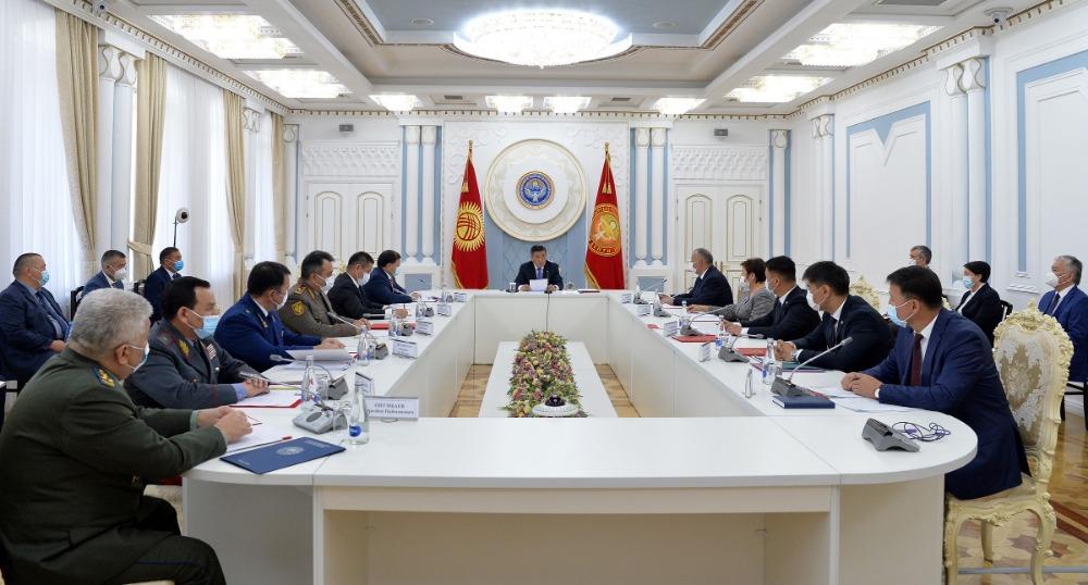 Коопсуздук кеңештин чакан курамдагы кезектеги жыйыны өттү.