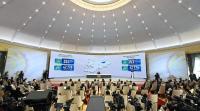 Президент Садыр Жапаровдун маалымат жыйынынан сүрөттөр