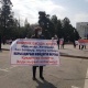 Өкмөт үйүнүн алдында кайрадан митинг өтүүдө