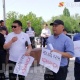 Бишкекте "Баткен, сен жалгыз эмессиң" аталышындагы митинг өттү (видео)