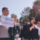 Митингге Жогорку Кеңештин депутаты Карамат Орозова келди