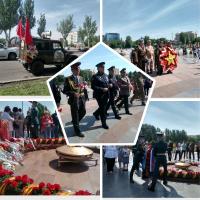 Гүлчамбар, аскердик формалар... Борбор калаада Жеңиш майрамы кандай өтүп жатат? (фоторепортаж) 