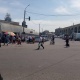 Милициянын кайгуул кызматы "Ош базарындагы" баш аламан соода кылгандарды тазалоодо