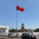 "Ала-Тоо" аянтындагы желек шамалдан улам айрылдыбы?