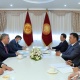 Президент Садыр Жапаров Казакстандын тышкы иштер министри Мухтар Тлеубердини кабыл алды