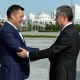 Ашхабадда Садыр Жапаров менен Түркмөнстандын президентинин расмий жолугушуу аземи болду