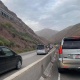Боом капчыгайында автобус кырсыгынан кийин унаа тыгыны жаралды