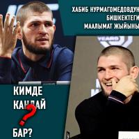 Хабиб Нурмагомедов Бишкекте маалымат жыйын берүүдө (видео)