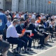 Спортчулар "Ала-Тоо" аянтына келишти. Эл шаңдуу тосуп алды