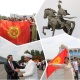 "Маанайлары беш". "Ала-Тоо" аянтында Эгемендүүлүктүн 30 жылдыгына арналган иш-чарадан көз ирмемдер