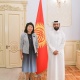 Жылдыз Бакашова Катар кайрымдуулук уюмунун өкүлү менен жолугушту