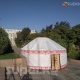 Бишкектеги улуттук филармониянын алдына 30 чакты боз үй тигилүүдө
