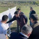 Бакыт Төрөбаев баштаган жумушчу топ "Боролдой" суу сактагычынын курулуш иштери менен таанышты